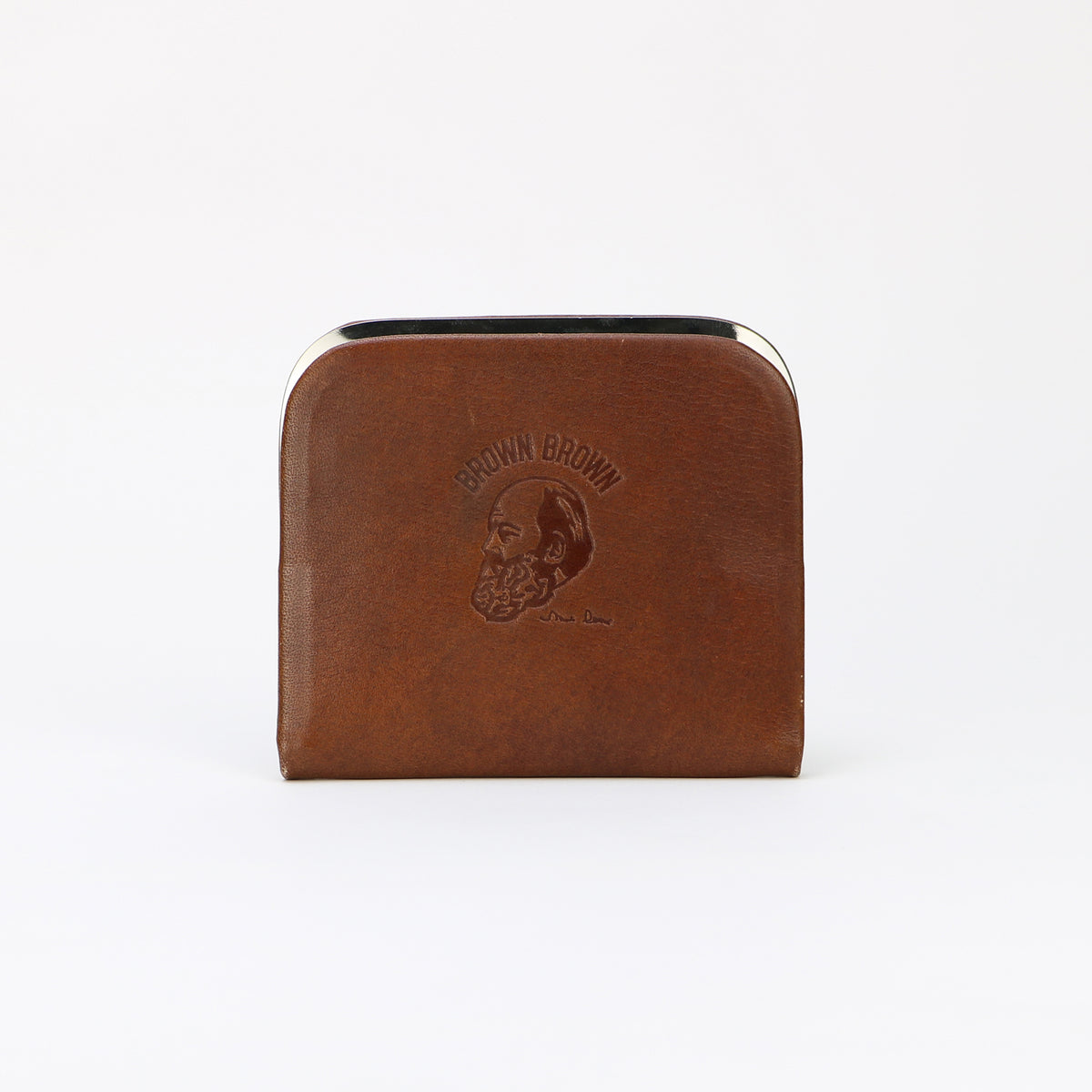 Gamaguchi wallet -Hand dye- – BrownBrown