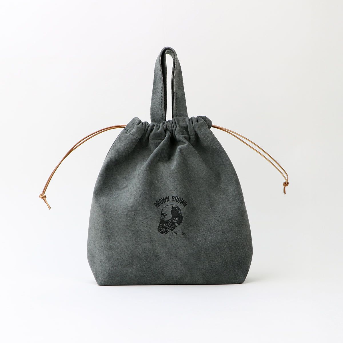 Drawstring bag regular – BrownBrown
