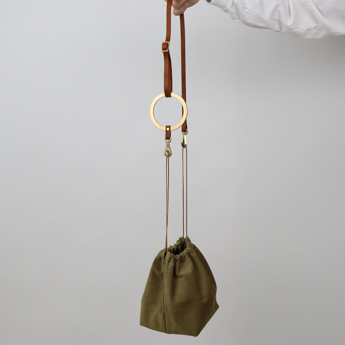 Drawstring bag – BrownBrown