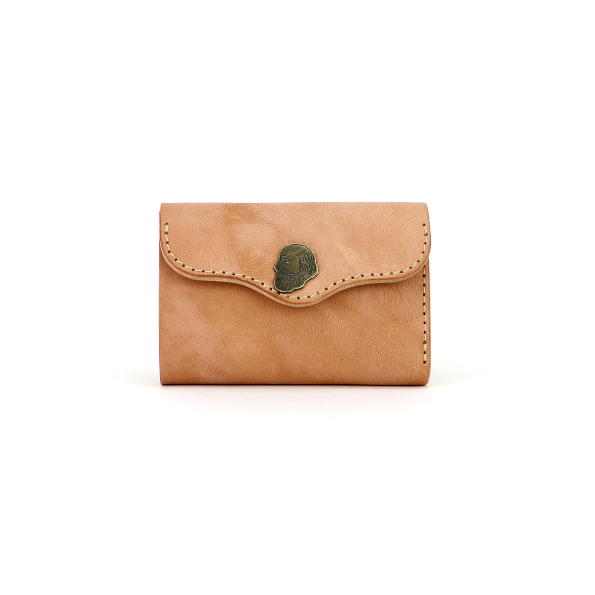 深緑 レザー ミニ財布 BrownBrown BrownBrown 財布 「BrownBrown」ブラウンブラウン/ミニ