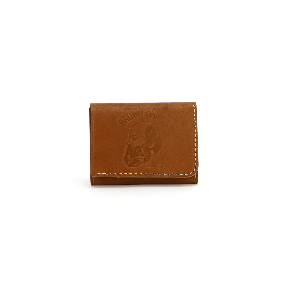 ベトナム革財布(ハノイで購入)TOMA brownトマ ブラウン茶色