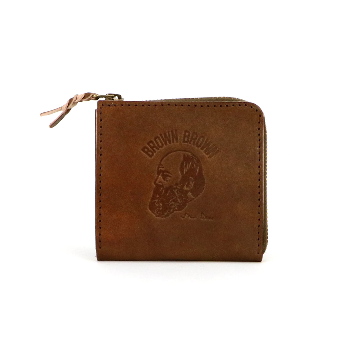 L compact wallet – BrownBrown