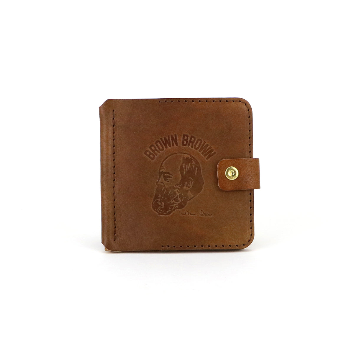 Money clip -Hand dye- – BrownBrown