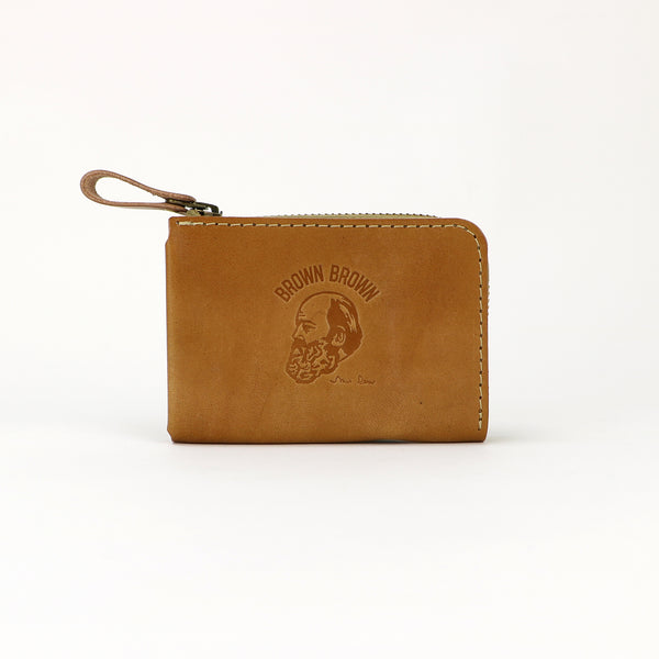 L mini wallet -Hand dye-