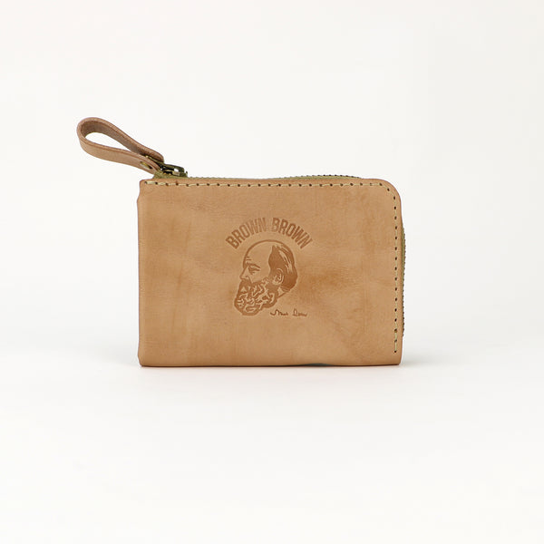 L mini wallet -Hand dye-