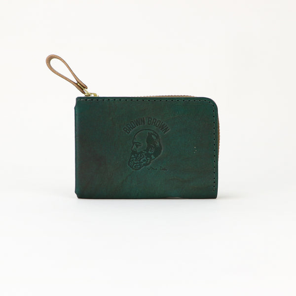L mini wallet -Hand dye-