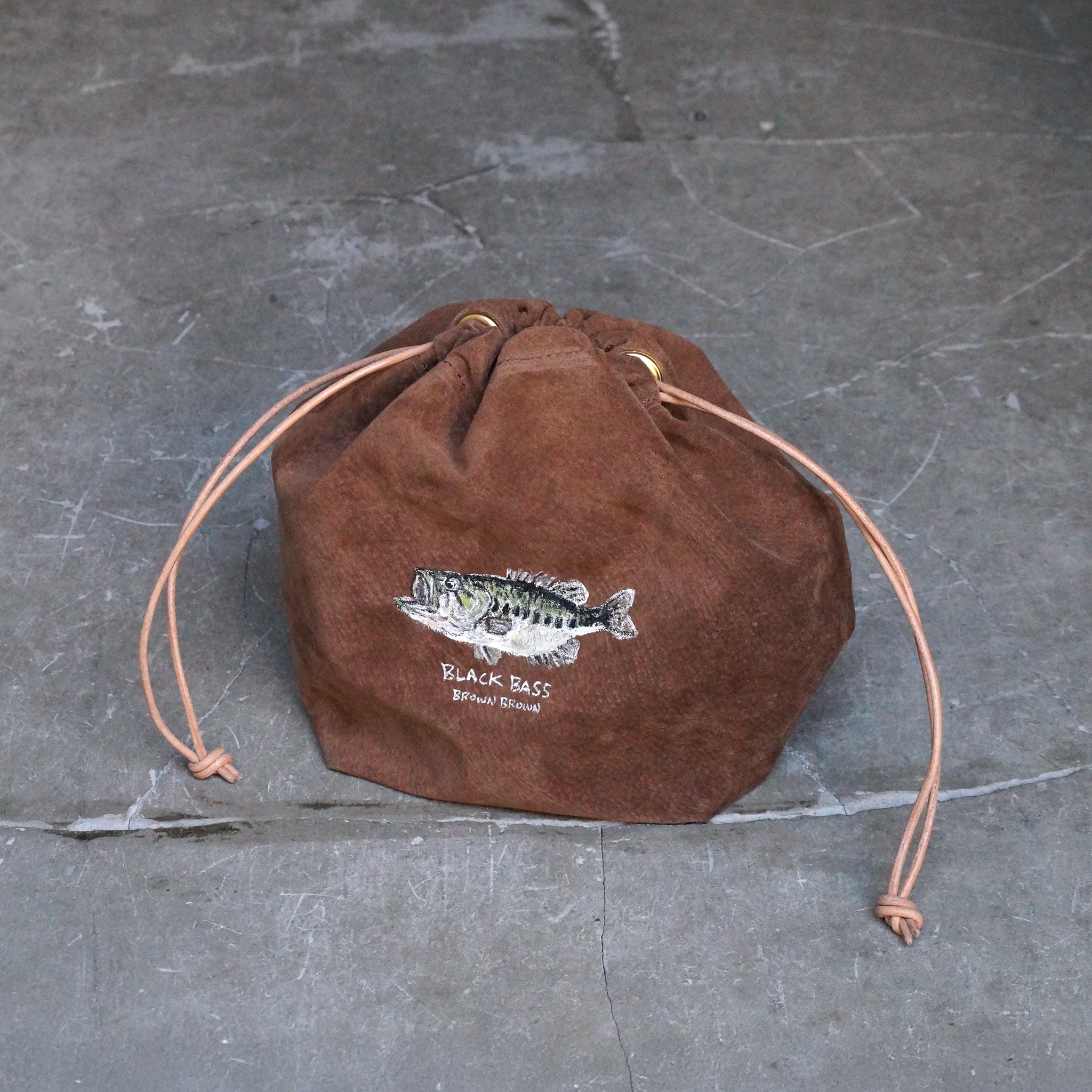 brown brown巾着 Drawstring bag – BrownBrown