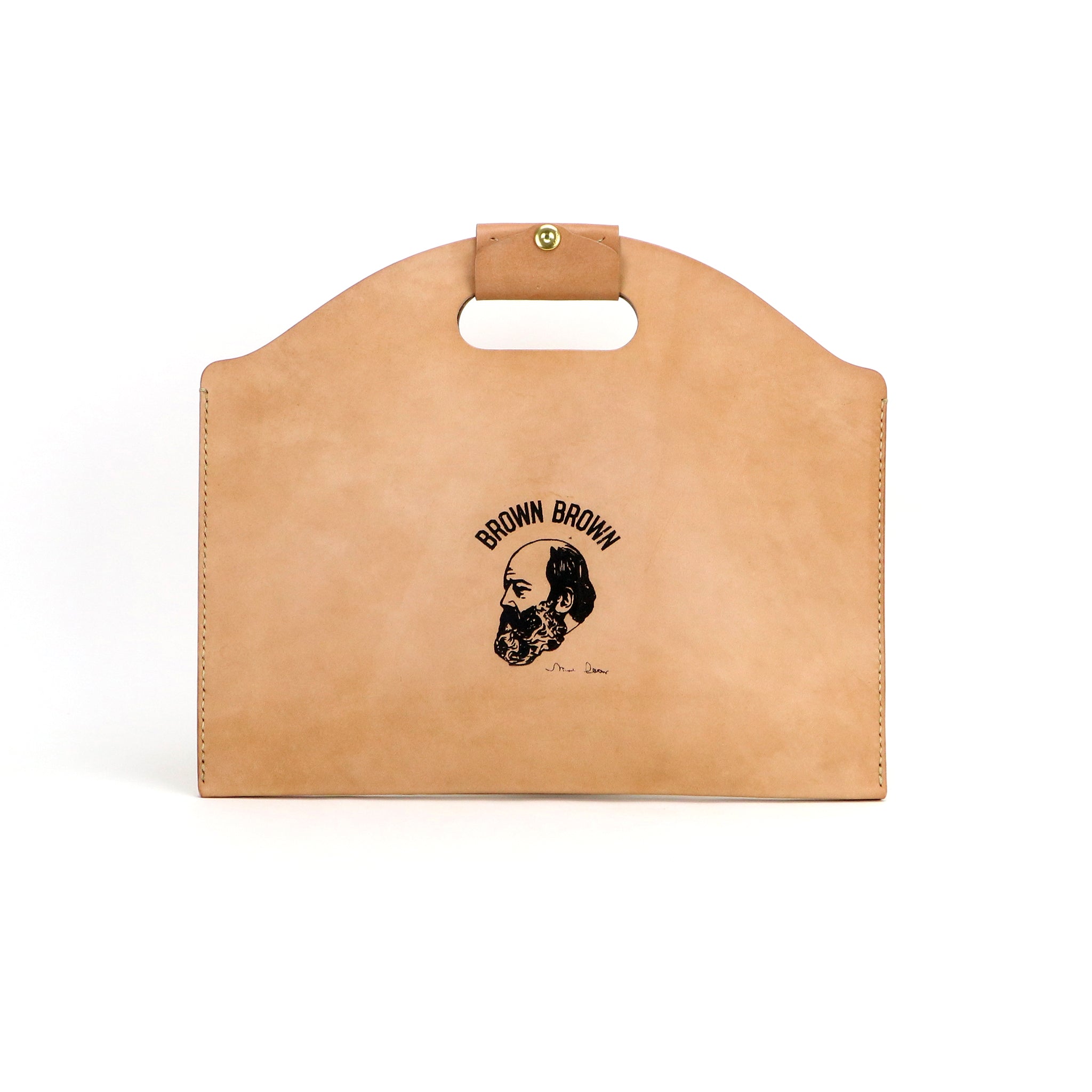 Handle bag -Hand dye- – BrownBrown