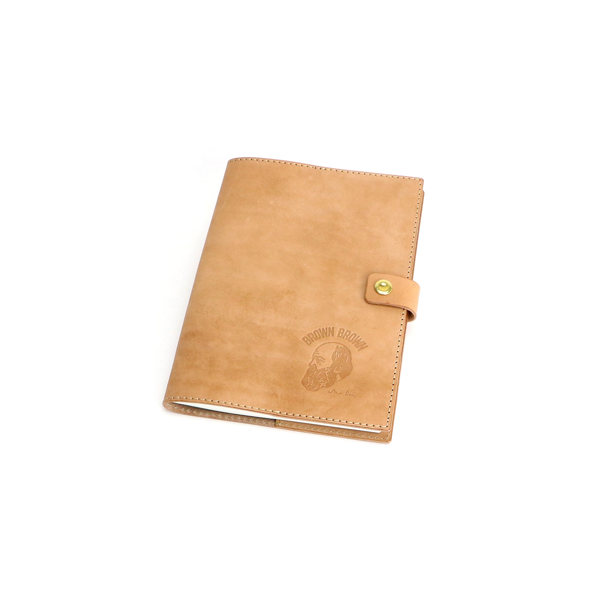 Notebook cover -Hand dye- – BrownBrown