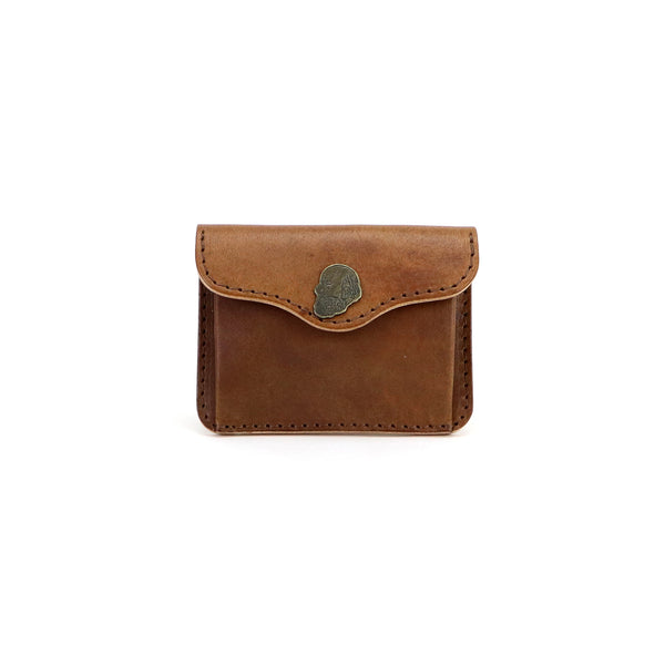 Card coin case – BrownBrown