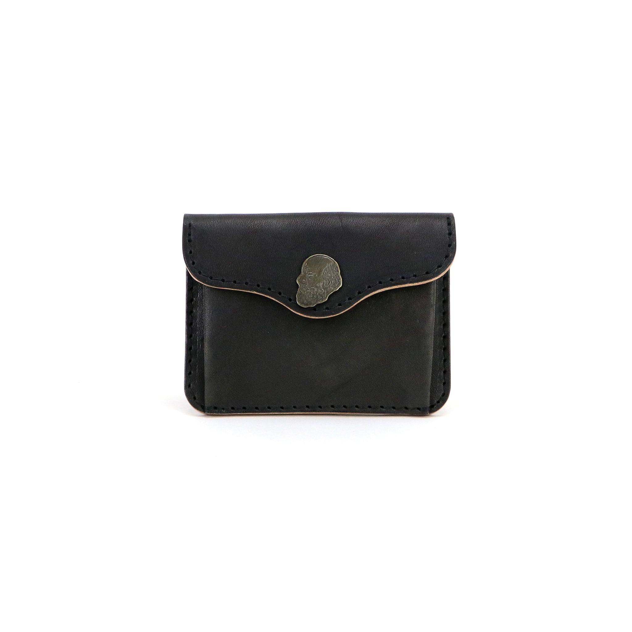 Card coin case -Hand dye- – BrownBrown